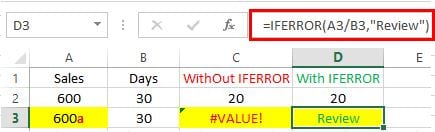 Excel Formula With Example