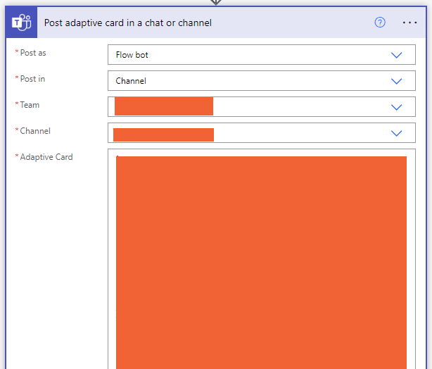 تنبيه Microsoft Teams من قائمة Sharepoint