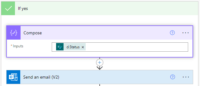 Envoyer un e-mail à l'aide de Flow lorsque la colonne Sharepoint change