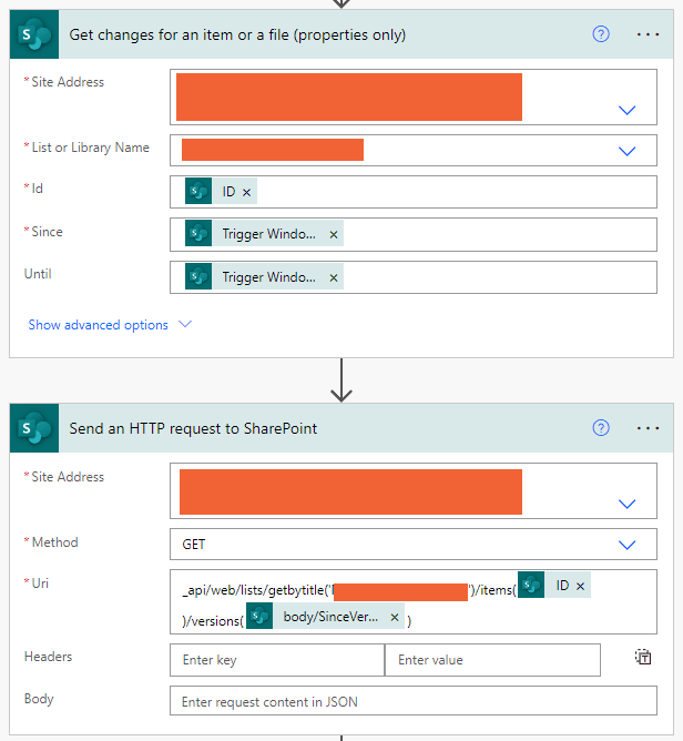 Inviare un'e-mail quando un campo specifico cambia in Sharepoint usando Flow