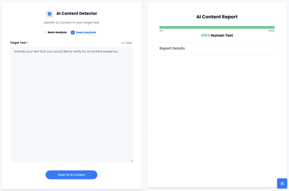 Детектор контента с искусственным интеллектом