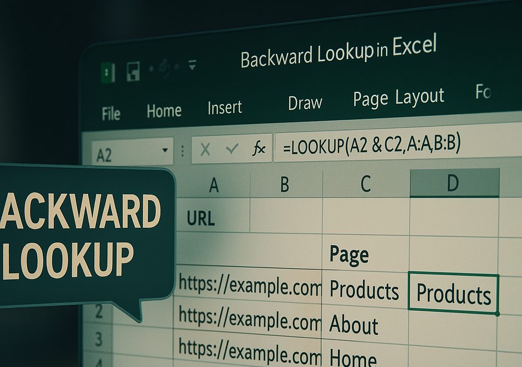 backward lookup