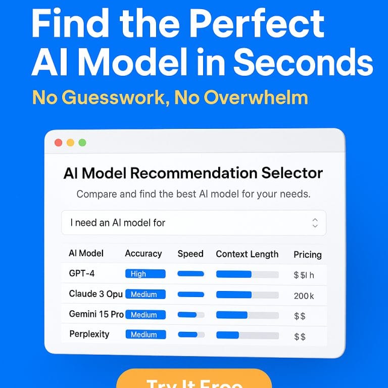 AI Model Selector - No.1 Real-Time AI Model Recommendation Tool - No.1 ...